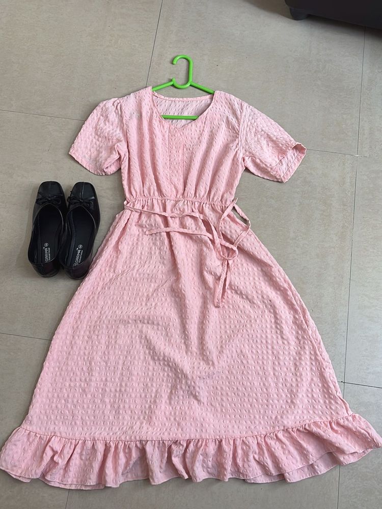 Pink dress for girl 🎀