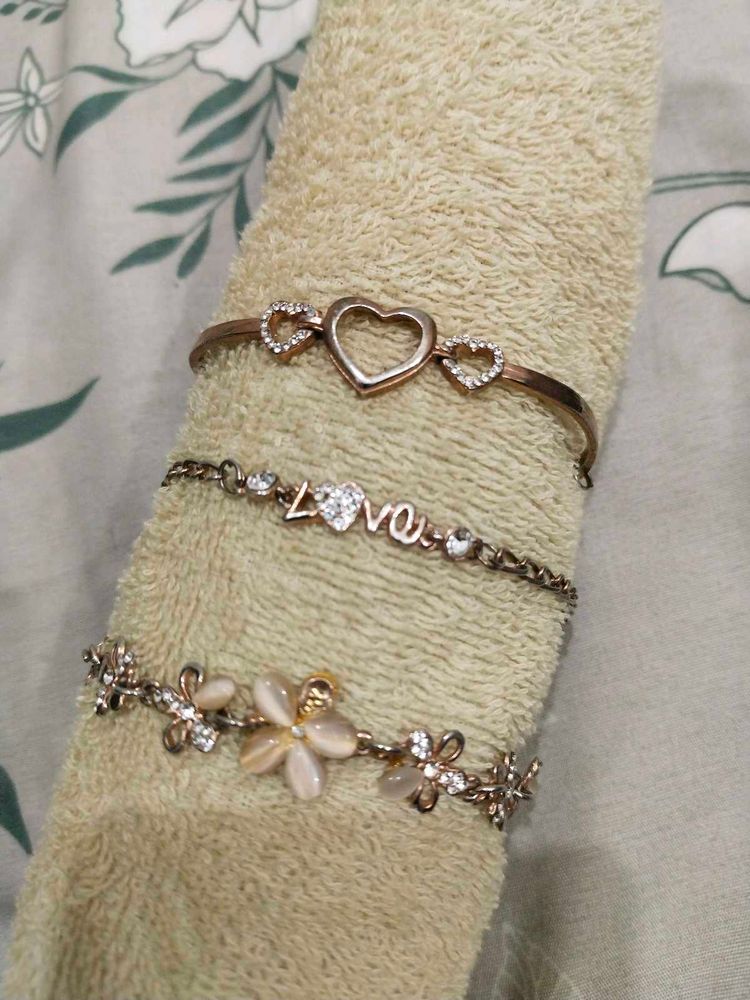 Charming Set of 3 Bracelets