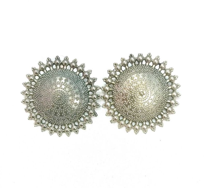 Silver Oxidised Earrings