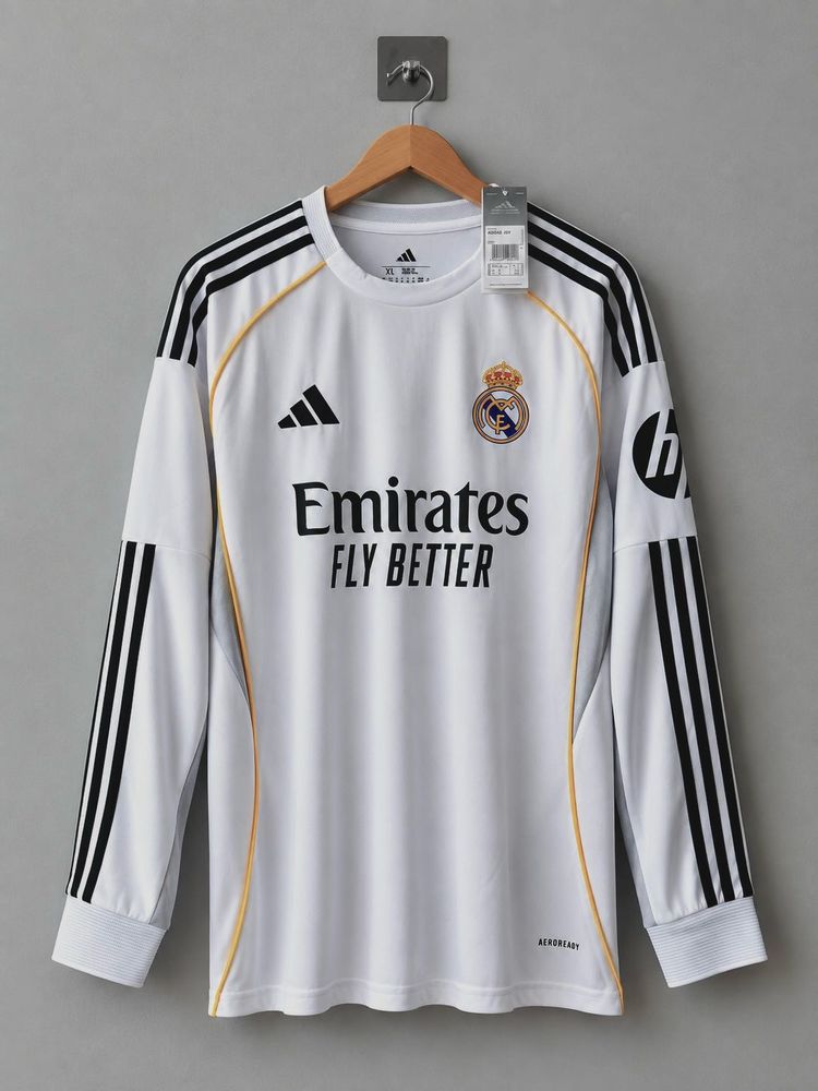 Real Madrid Long Sleeve Jersey