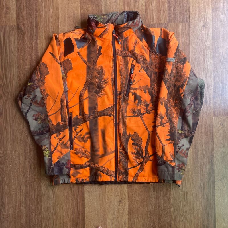 Orange Camouflage Hunting Jacket