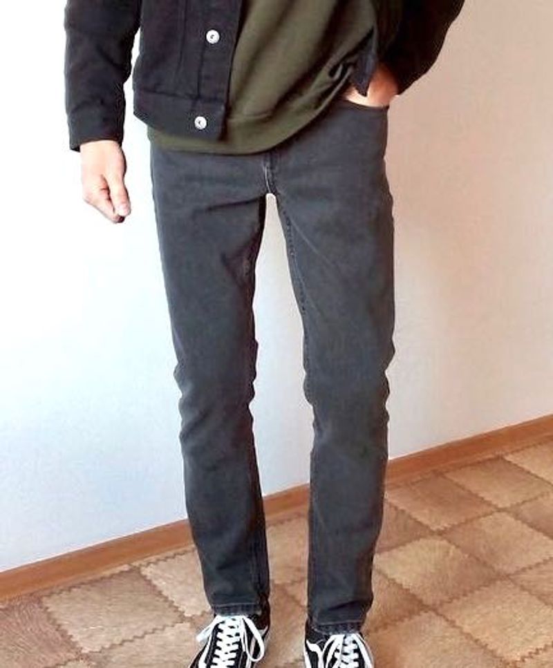 Gray Denim Jeans