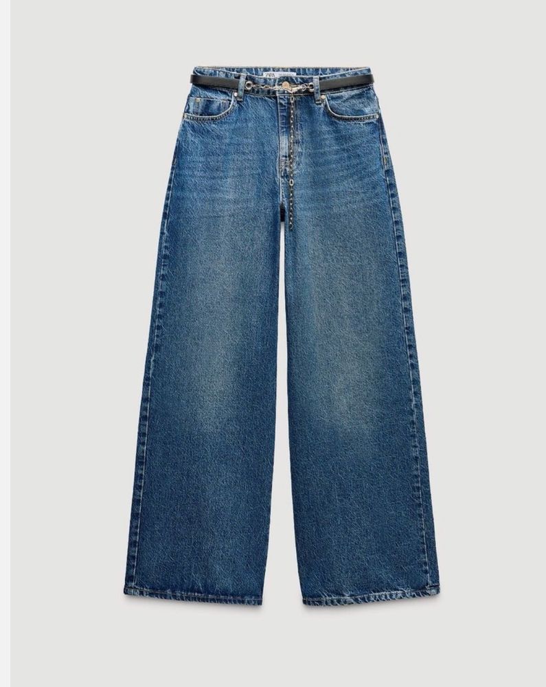 Zudio Wide Leg Blue Jeans
