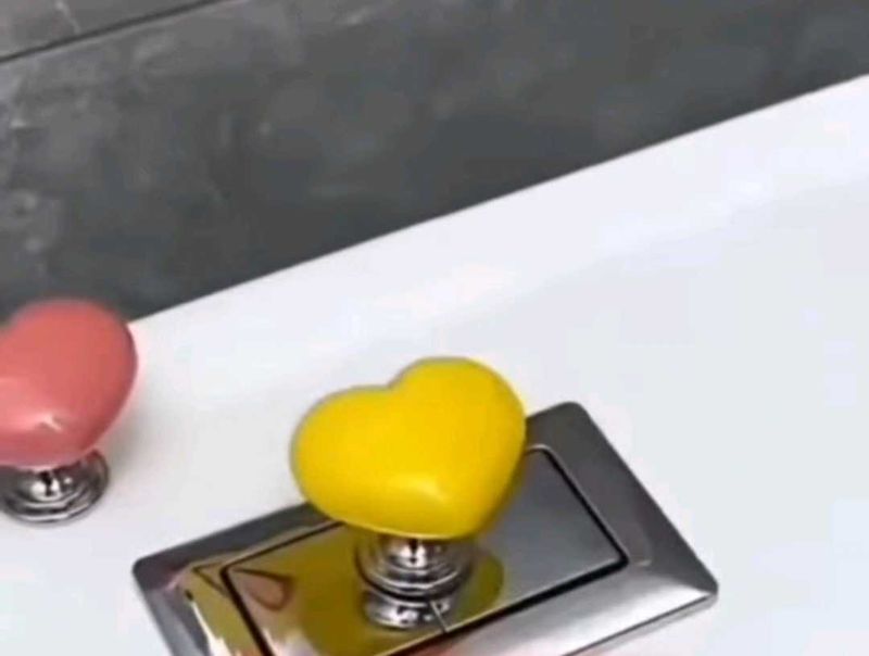 Decorative Cute Toilet Flush Push Button