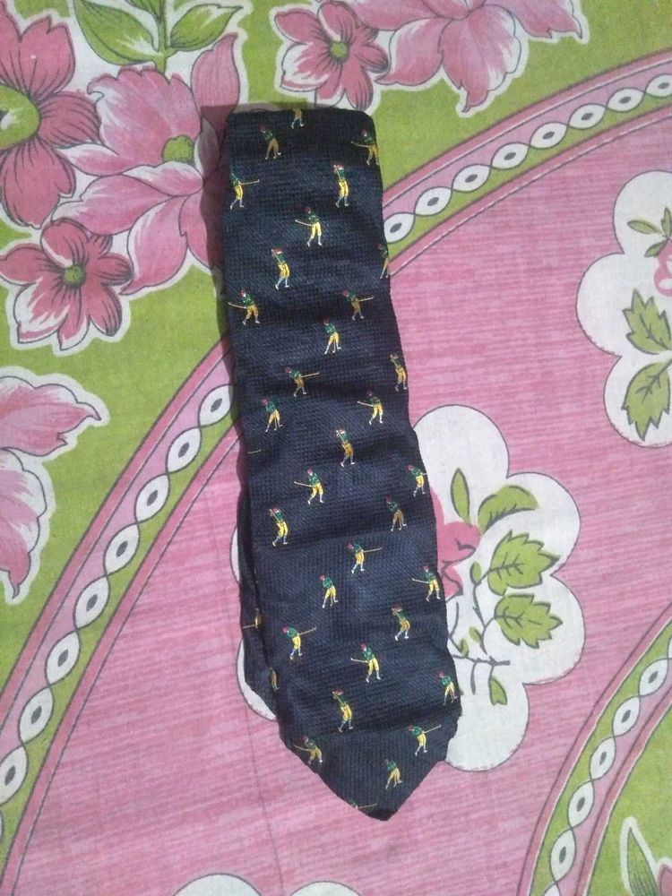 Vintage Golf Print Necktie
