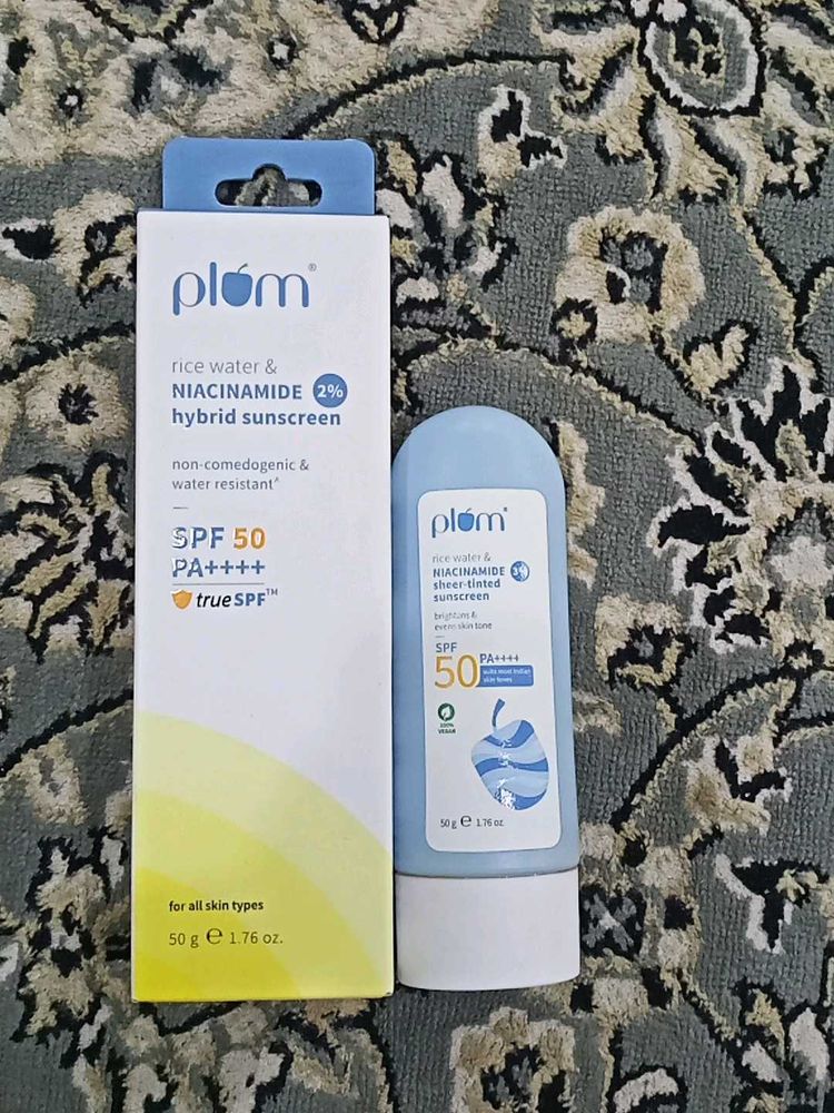 Plum Rice Water &amp; Niacinamide Sunscreen SPF 50
