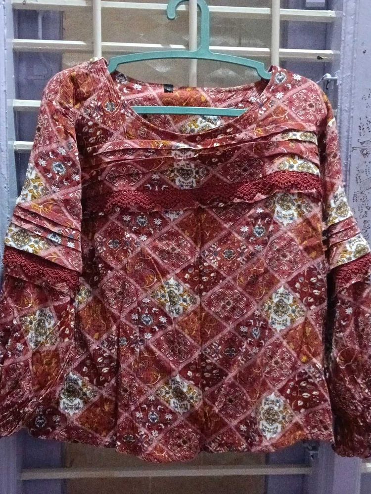 Bohemian Printed Kurta l size
