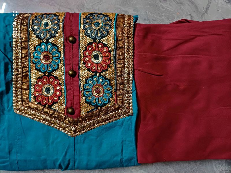 💙 Handmade anarkali suit.💥