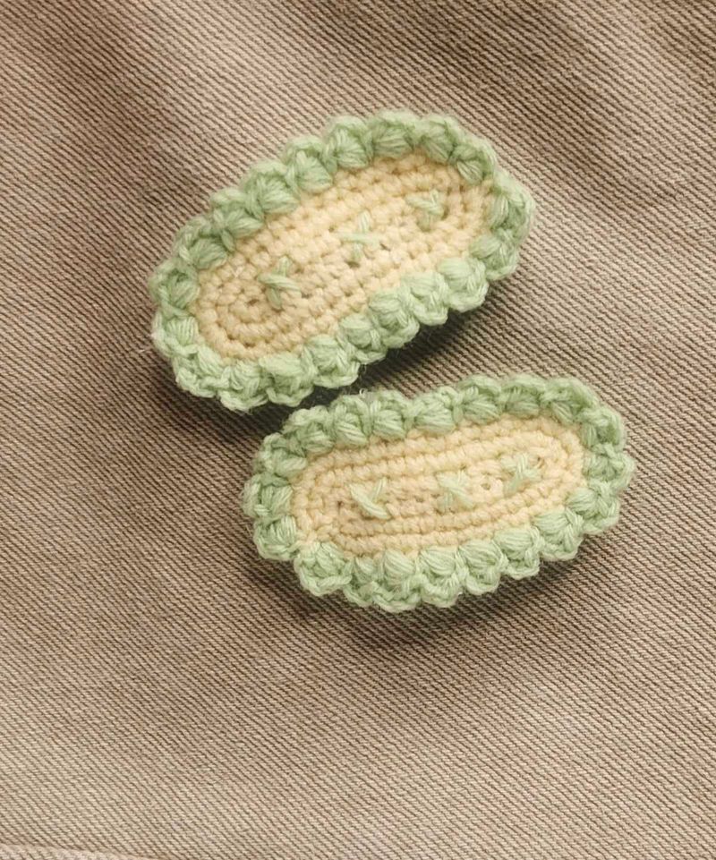 Handmade Crochet Hair Clips