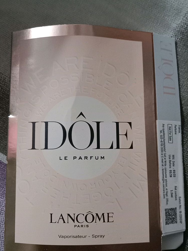Lancome Paris Idole Perfume Sample
