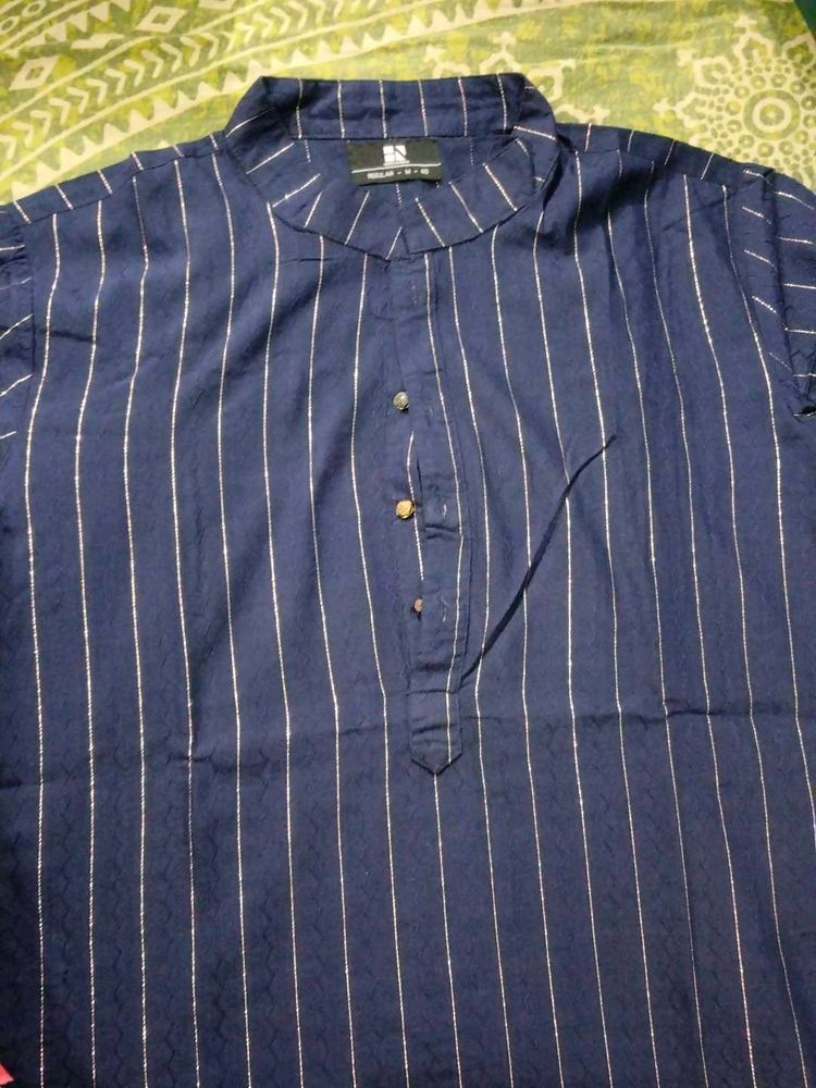 Men's vibrant Blue kurta