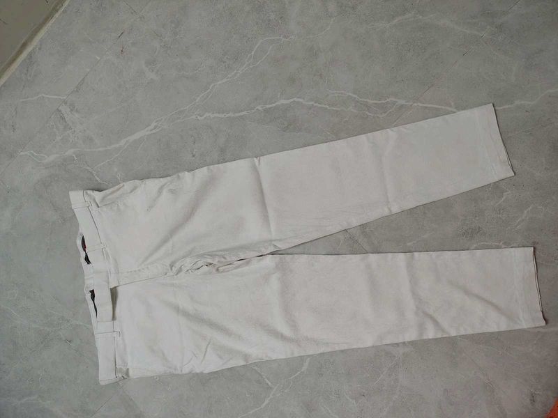 Men's White Casual Pants
