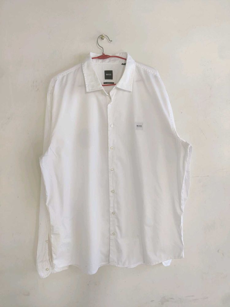 BOSS White Men's Casual Shirt