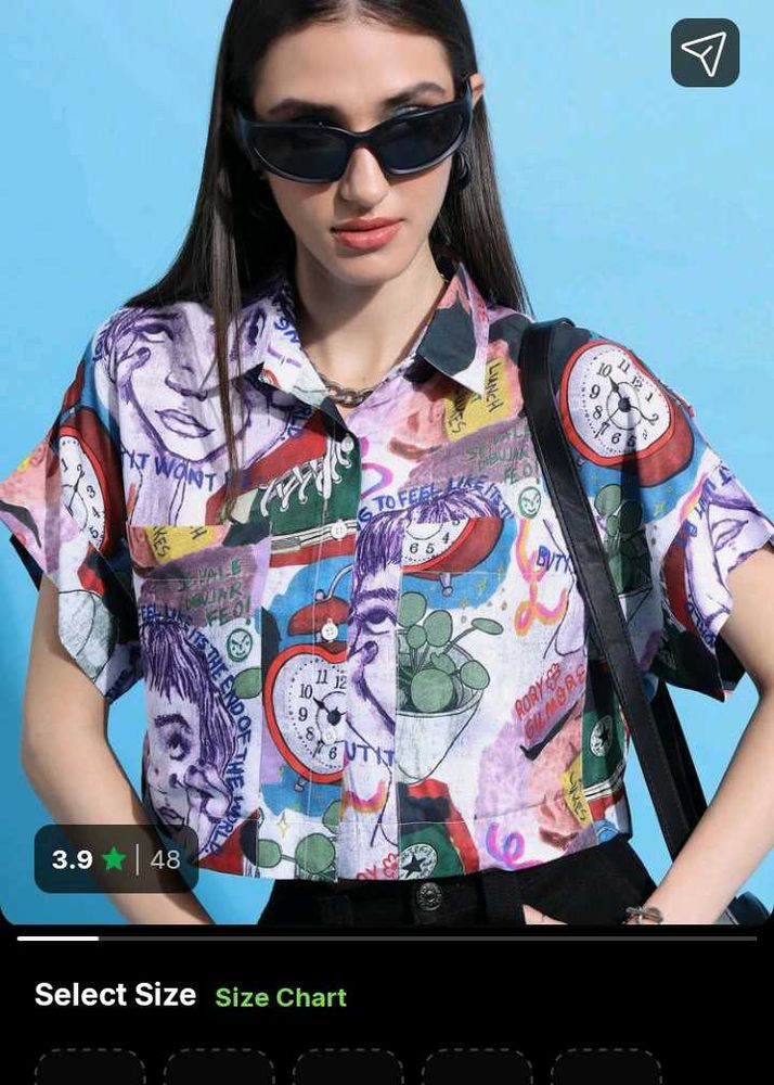 Unique Graphic Print Shirt