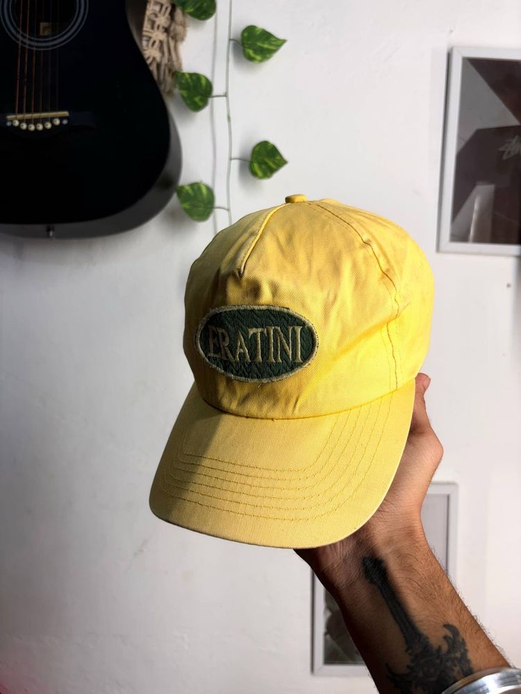 Yellow "ERATINI" Baseball Cap