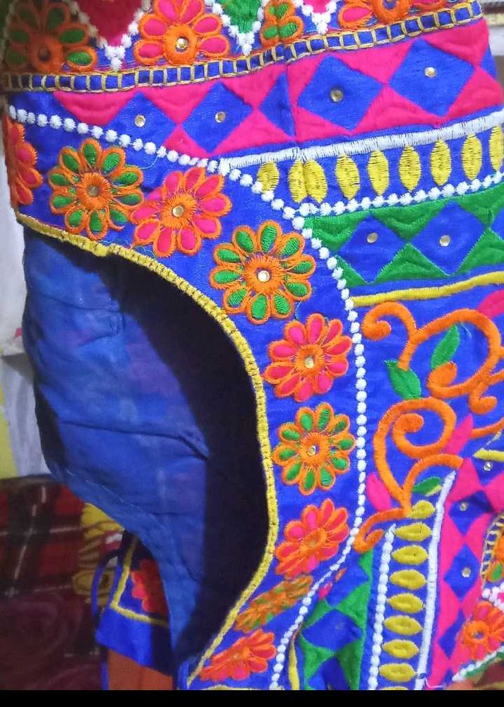 Vibrant Embroidered  Choli Set
