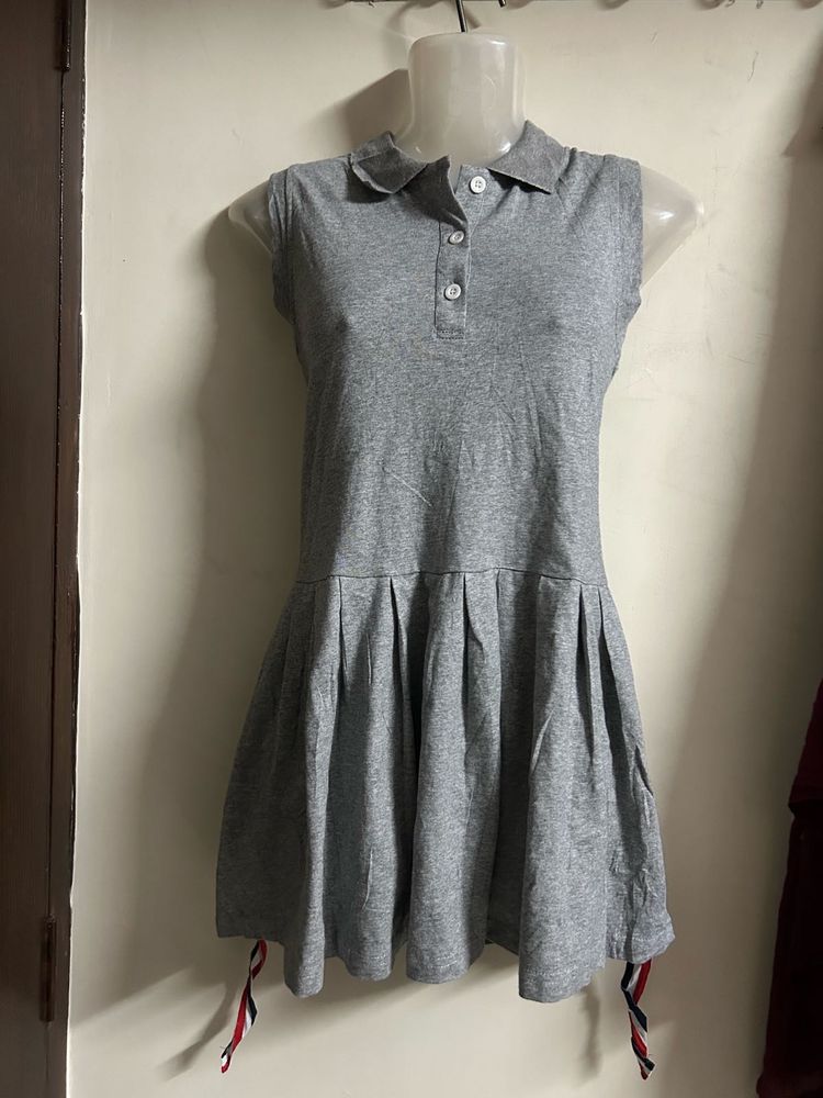 Sleeveless Polo Dress