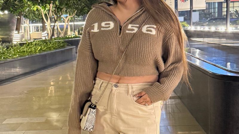 Cute Crop Knit Sweater