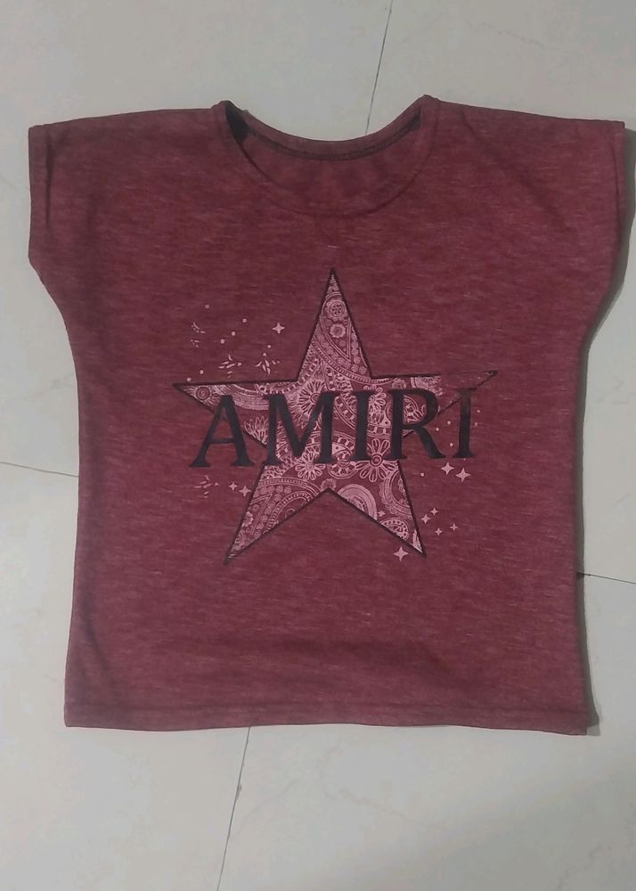 Casual T-shirt For Women Brown