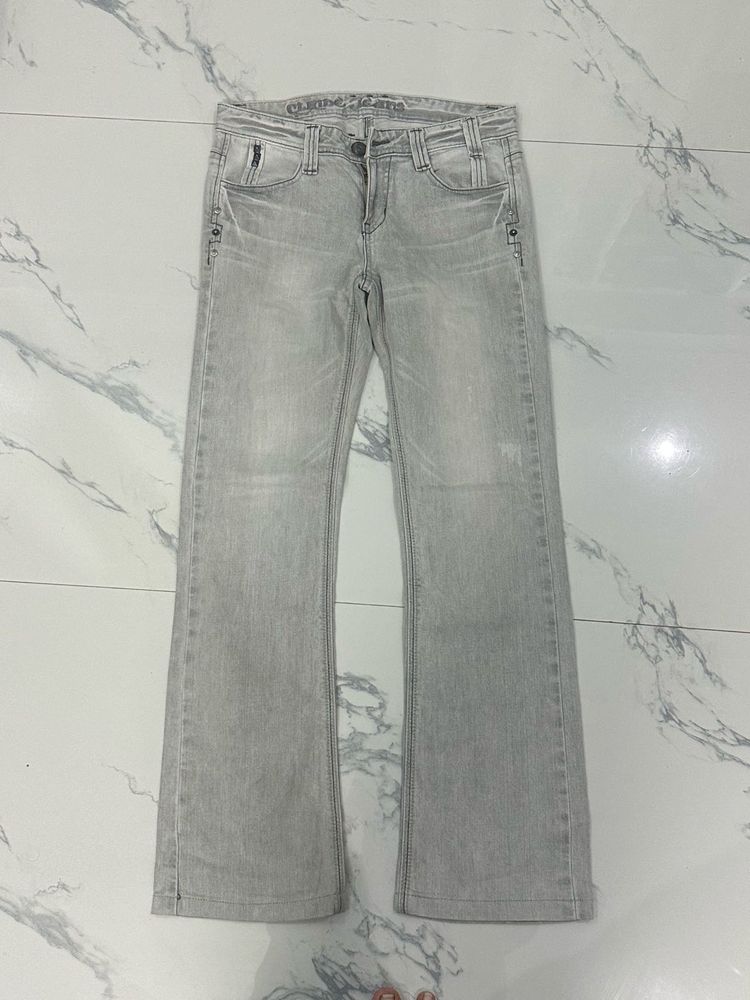 y2k Light Wash Flare Jeans