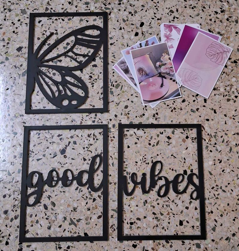 HOME DECOR COMBO - FRAMES &amp; POSTERS (pink aestheti