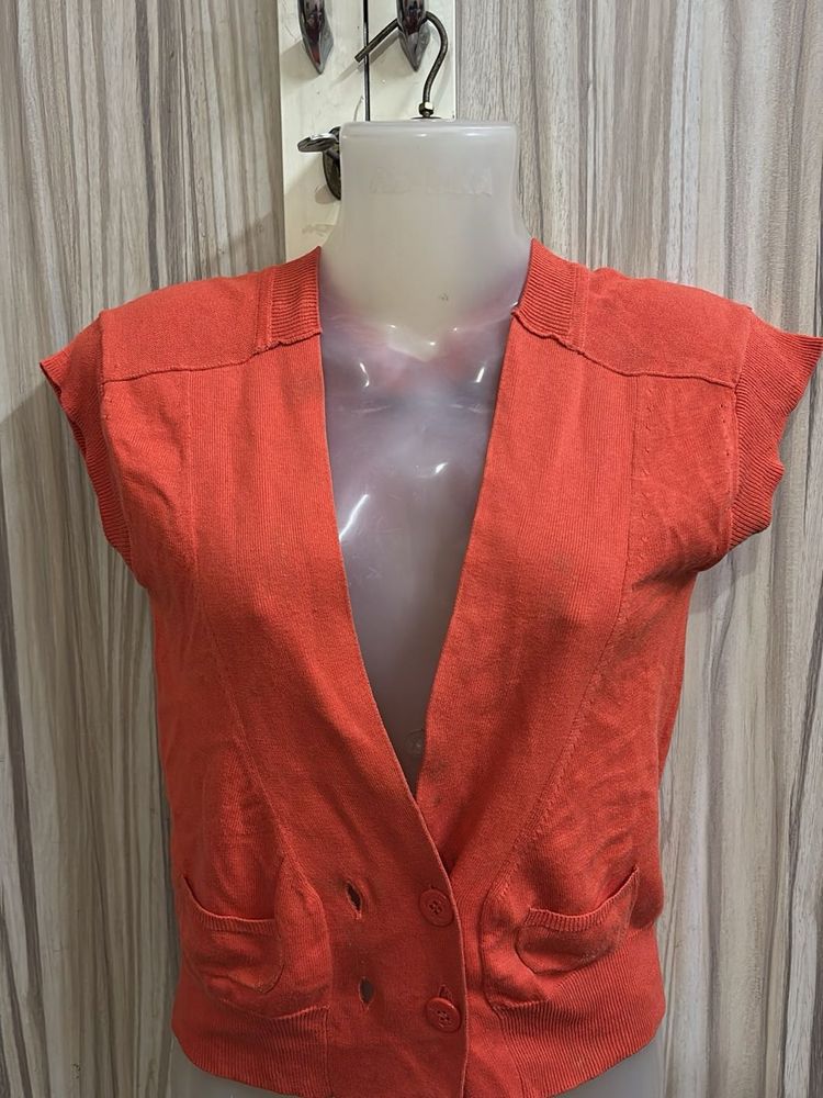Coral Cardigan