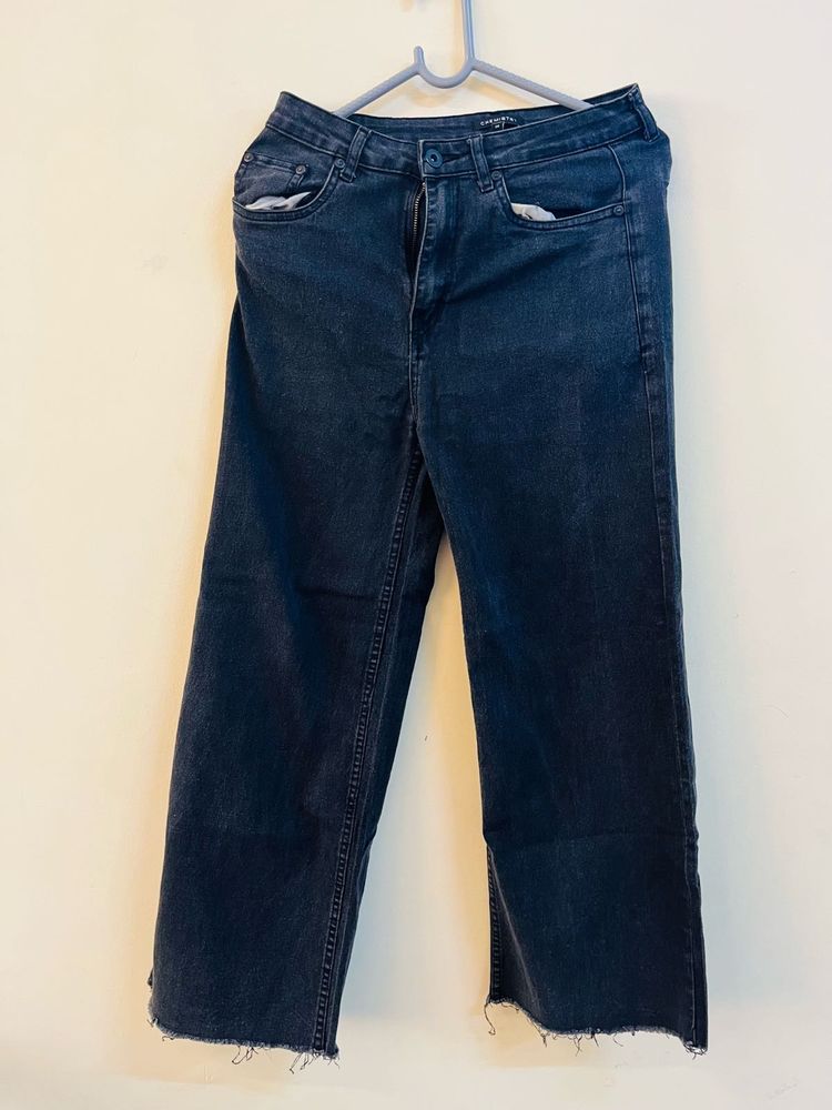 Dark Wash Wide Leg Jeans