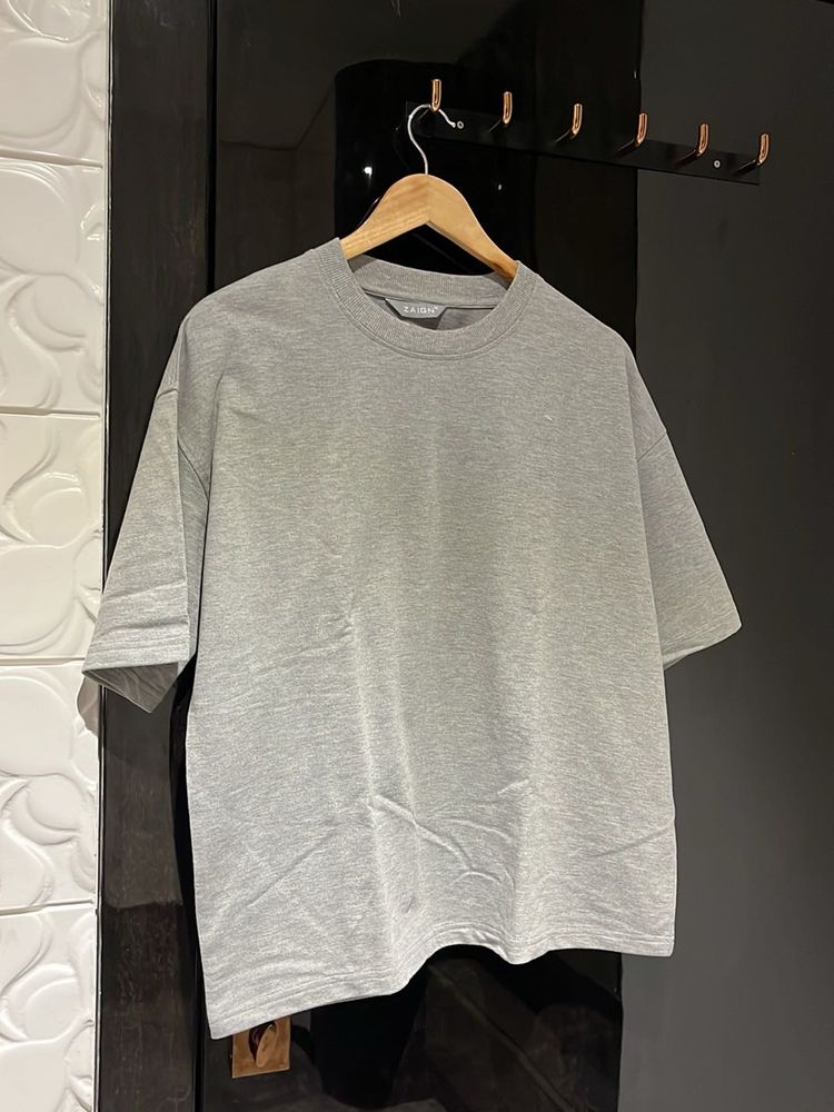 Men's Grey Oversized T-Shirt