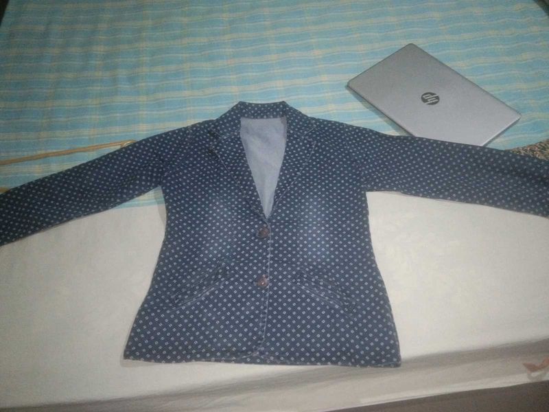 Polka Dot Blazer