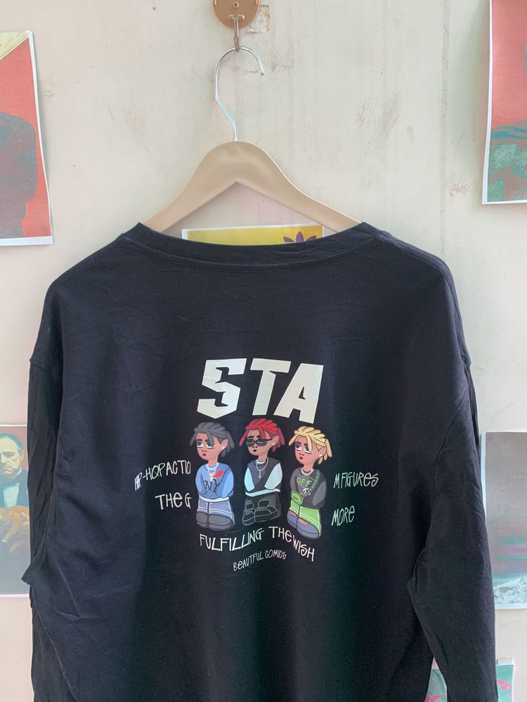 Graphic Print Long Sleeve T-Shirt