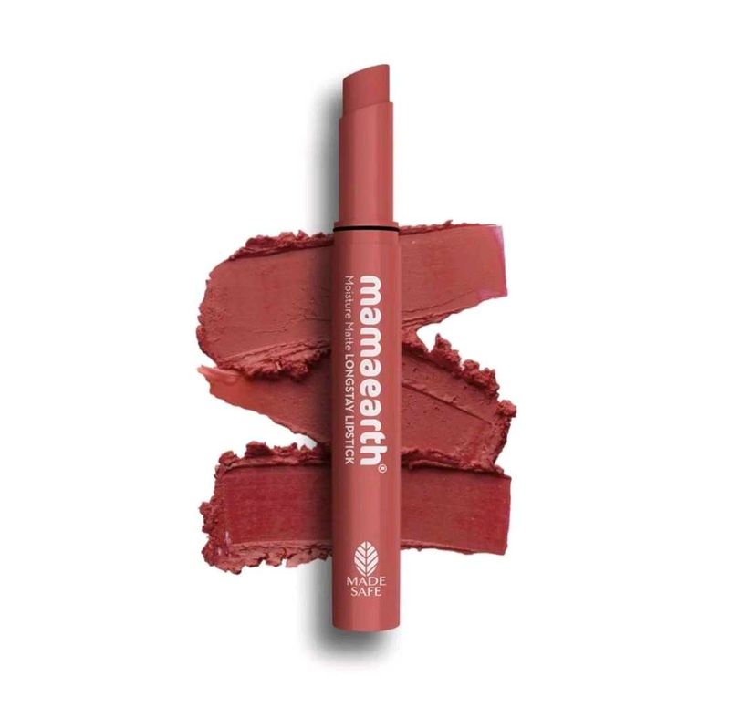 Mamaearth Moisture Matte Lipstick carnation nude