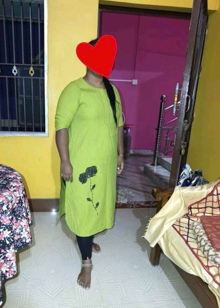 Green Floral Kurti