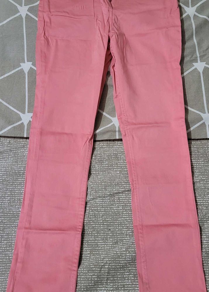 Chic Coral Pink Women's Pants