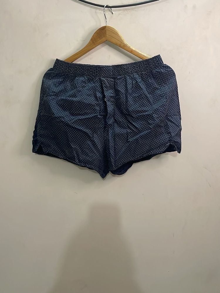 Men's Blue Polka Dot Boxer Shorts