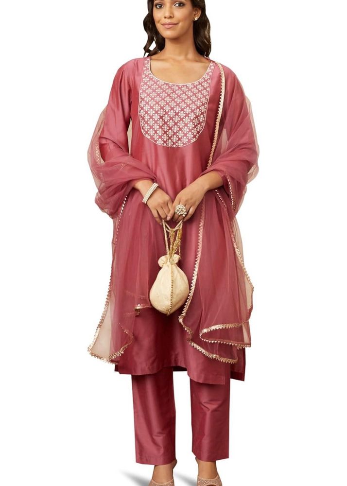 New MYX Brand Kurta Pant Dupatta Set