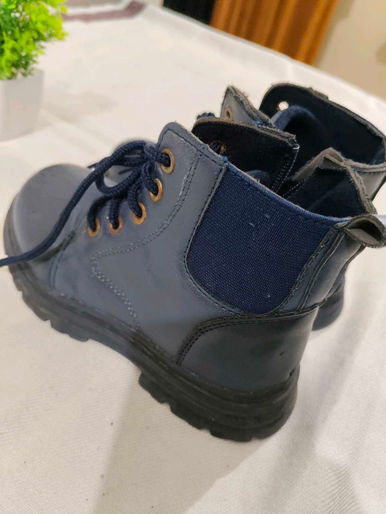 Stylish Blue Ankle Boots
