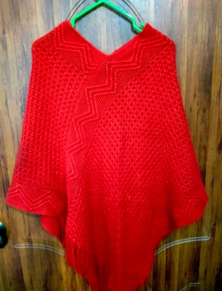 Poncho Knitted Sweater