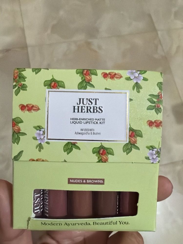 Just Herbs Matte Liquid Lipstick Kit 5