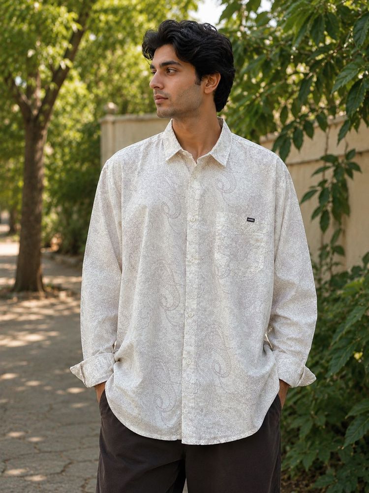 Men’s Full Sleeve Printed Shirt