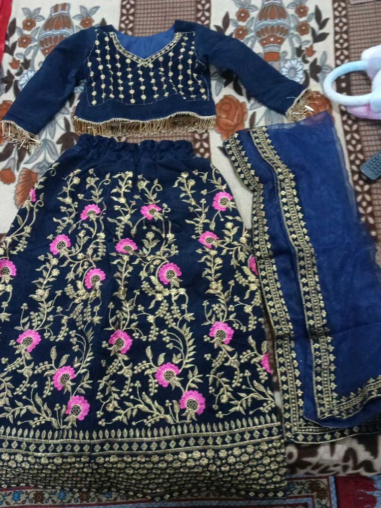 Floral Embroidered Lehenga Choli Set
