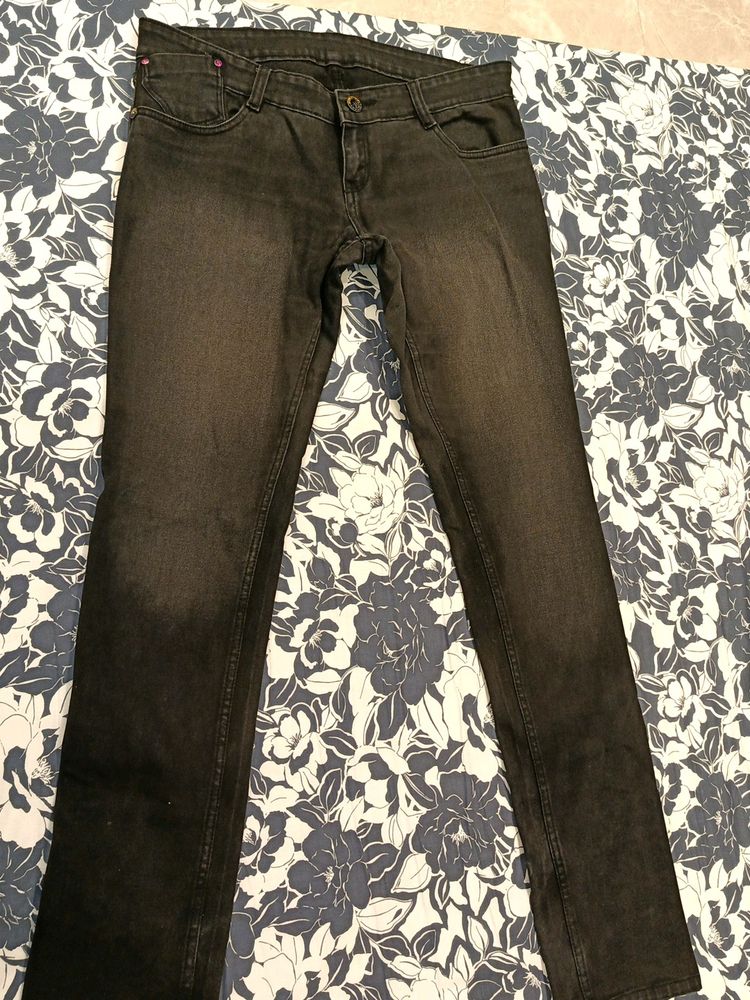Designer Black Jeans For Girls Size 34