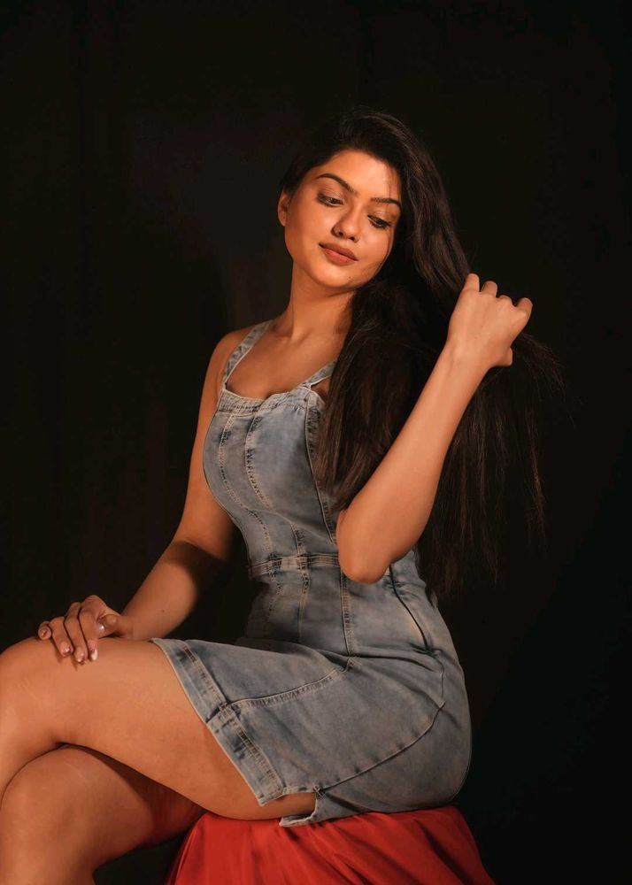 Zudio Denim Pinafore Dress
