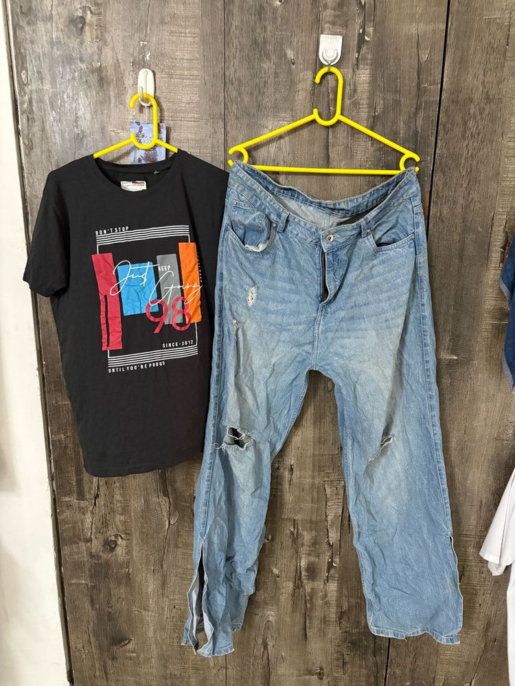 Street 9 Jeans And Tshirt Combo