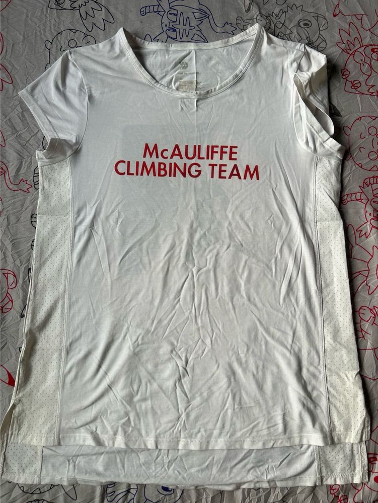White McAuliffe Climbing Team T-Shirt