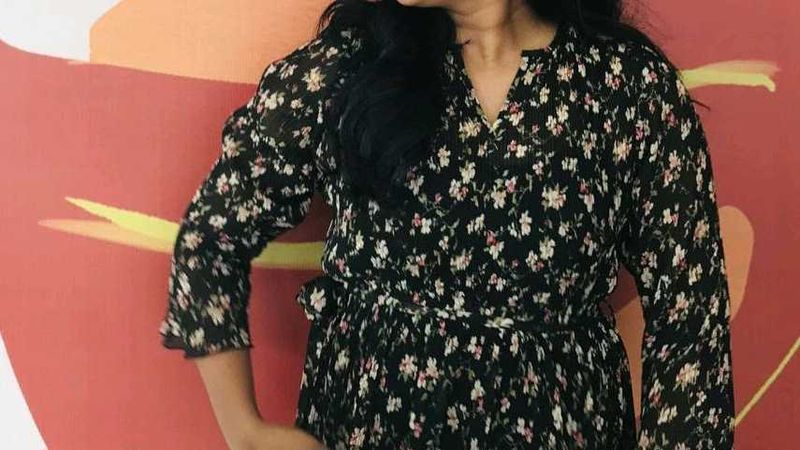 FIG Black Floral Maxi Dress