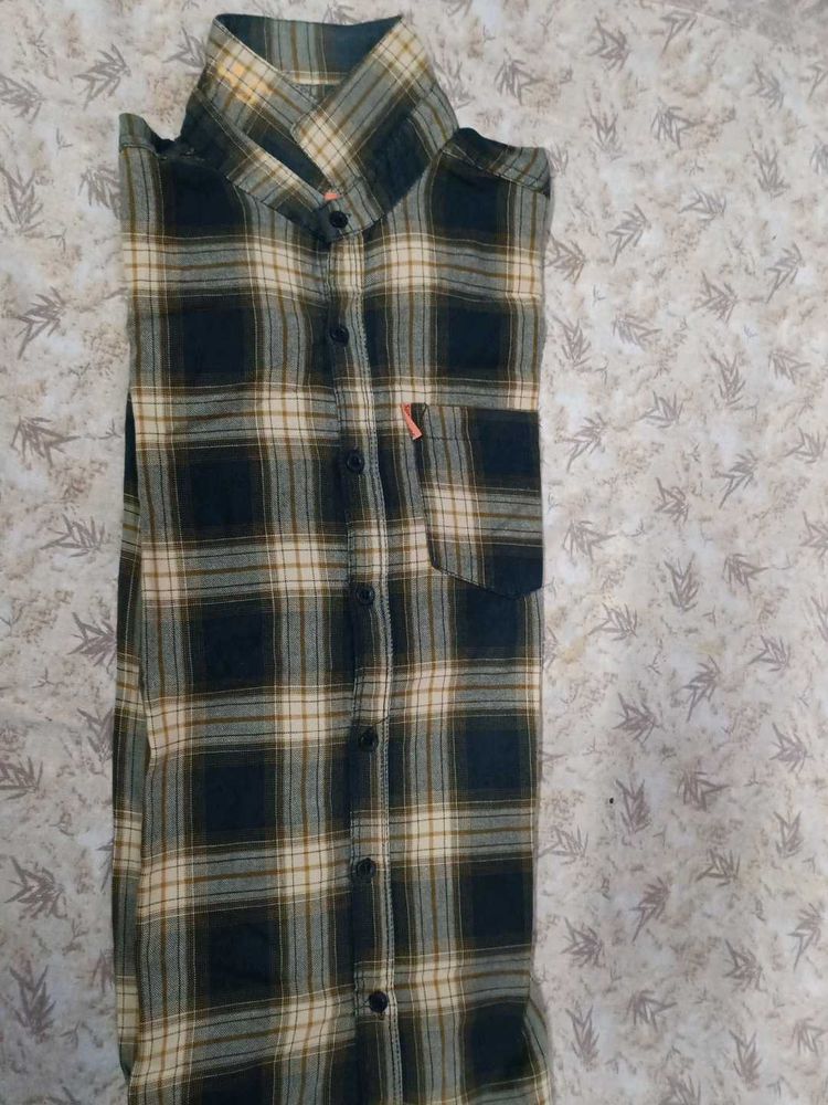 Boy checked shirt