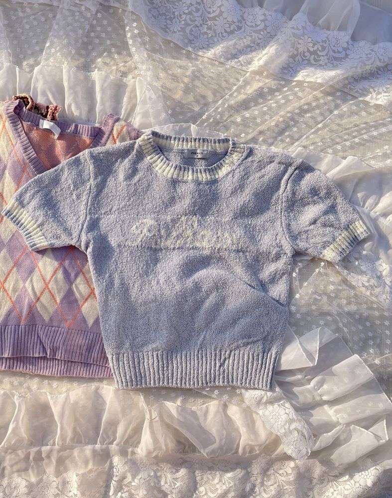 Cute Pastel Knit Top