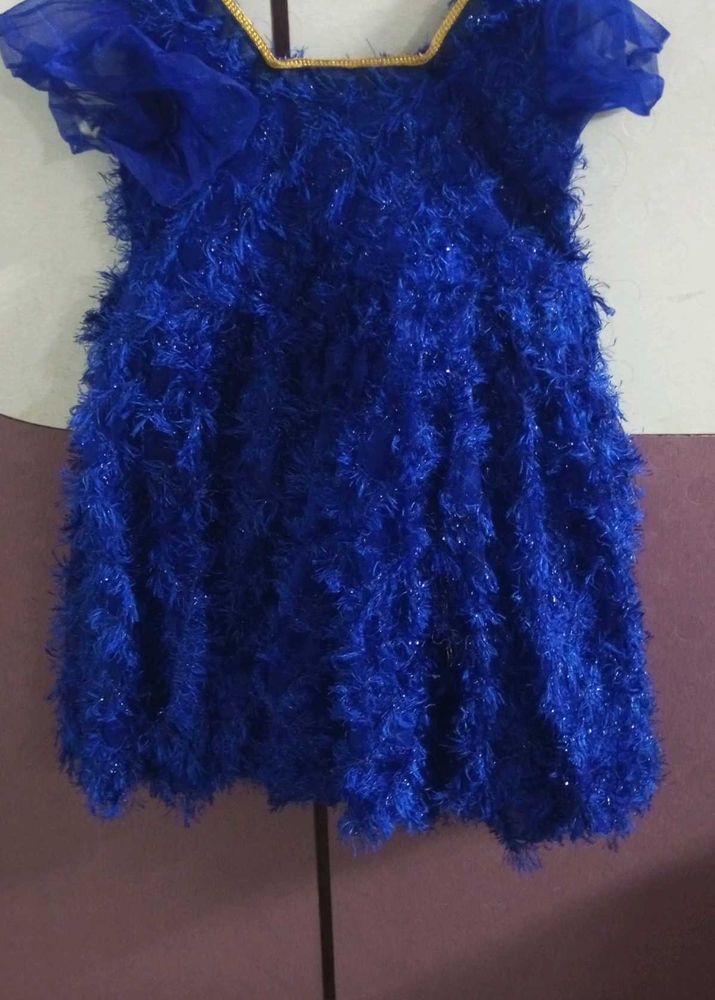 Cute Blue Party Dress