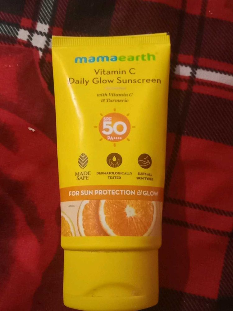 Mamaearth Vitamin C Daily Glow Sunscreen SPF 50