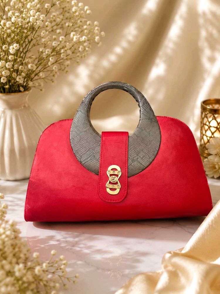 mochi Red Fashion Handbag